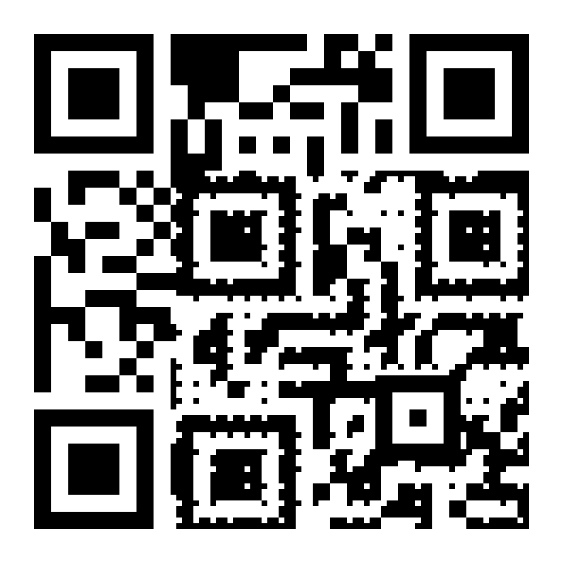 A 21x21 QR code inside of a 29x29 QR code